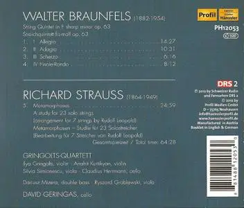 David Geringas & Gringolts Quartet  - Braunfels: String Quintet, Strauss: Metamorphoses (2012)