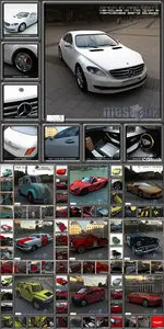 3D Vysokopoligonalnye machines from MeshBox