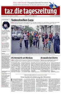 Tageszeitung TAZ vom 21 Juli 2014