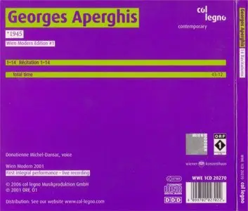 Georges Aperghis - 14 Récitations (2006)