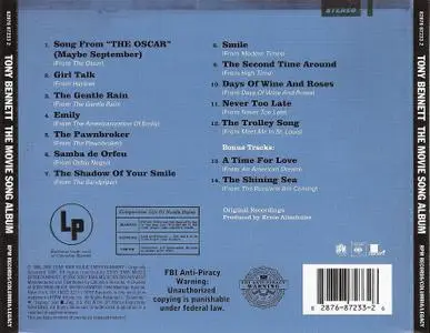 Tony Bennett - The Movie Song Album (1966) [2006, Remastered with Bonus Tracks]
