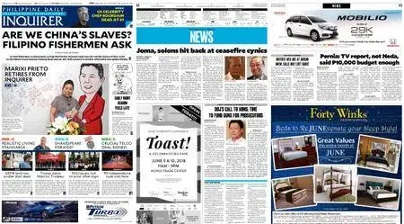 Philippine Daily Inquirer – June 09, 2018