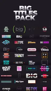 Big Titles Pack - After Effects Project