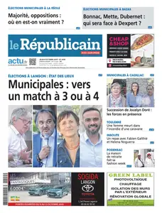 Le Républicain Sud Gironde - 9 Octobre 2025