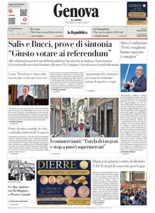 la Repubblica Genova - 3 Giugno 2025