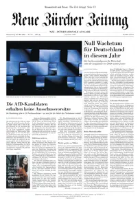 Neue Zurcher Zeitung International  - 22 Mai 2025