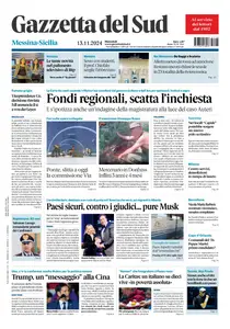 Gazzetta del Sud Messina - 13 Novembre 2024