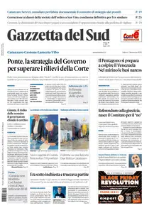 Gazzetta del Sud Catanzaro - 1 Novembre 2025