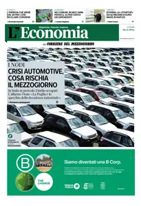 Corriere del Mezzogiorno Puglia L'Economia - 25 Novembre 2024