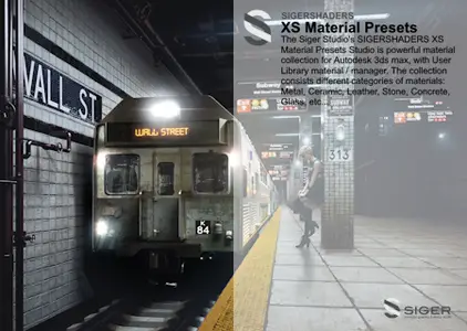 SIGERSHADERS XS Material Presets Studio 6.5.0