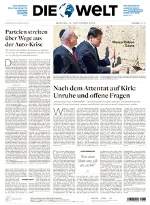Die Welt - 15 September 2025