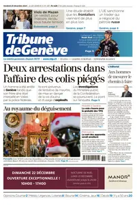 Tribune de Genève - 20 Decembre 2024