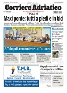 Corriere Adriatico Pesaro - 17 Aprile 2025
