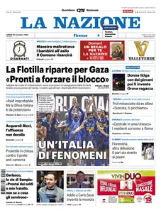La Nazione Firenze - 29 Settembre 2025