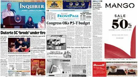 Philippine Daily Inquirer – December 10, 2015