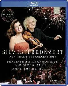 Simon Rattle, Berliner Philharmoniker, Anne-Sophie Mutter - New Year’s Eve Concert / Silvesterkonzert 2015 [Blu-Ray]