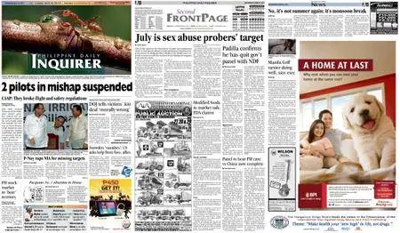 Philippine Daily Inquirer – June 26, 2013