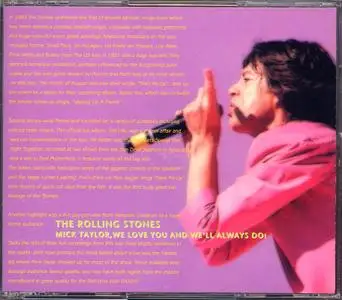 The Rolling Stones ‎- Mick Taylor, We Love You And We'll Always Do! (2002)