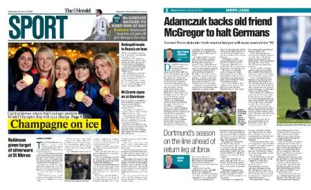 The Herald Sport (Scotland) – February 23, 2022