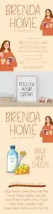 Brenda Home A Tall Handwritten font