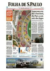 Folha de São Paulo - 5 de julho de 2016 - Terça