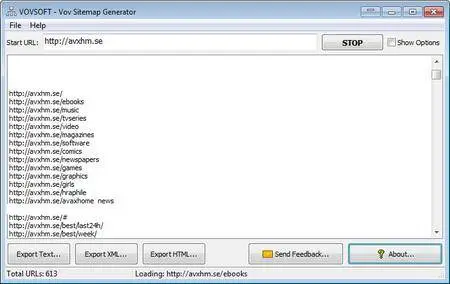 VovSoft Vov Sitemap Generator 2.3