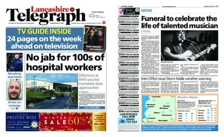 Lancashire Telegraph (Burnley, Pendle, Rossendale) – January 29, 2022