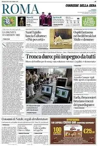 Il Corriere della Sera Roma - 23.12.2015
