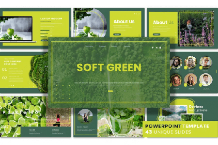 Soft Green - PowerPoint Presentation Template