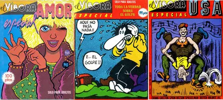 El Vibora Especial: Amor (1980) & Golpe (1981) & USA (1981)