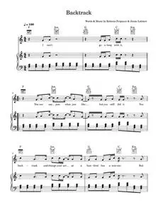 Backtrack - Rebecca Ferguson (Piano-Vocal-Guitar (Piano Accompaniment))