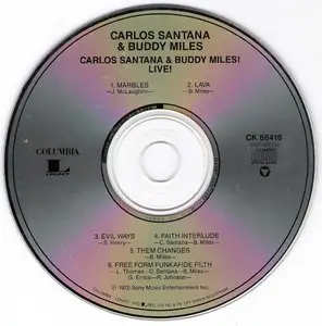 Carlos Santana & Buddy Miles - Live! (1972) {1994 Columbia Legacy} **[RE-UP]**