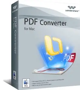 Wondershare PDF Converter Pro 3.5.6 + OCR Multilangual Mac OS X