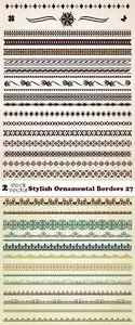 Vectors - Stylish Ornamental Borders 27