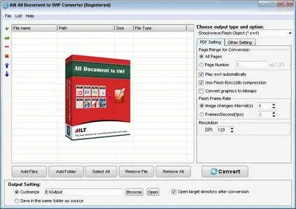 Ailt All Document to SWF Converter 6.8