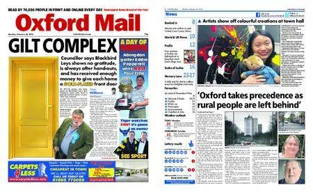 Oxford Mail – February 26, 2018