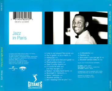 Earl Hines – Jazz In Paris – Paris One Night Stand (1957)(Gitanes–24-Bit Remaster)