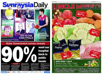 Sunraysia Daily – April 30, 2019