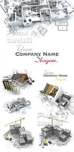 Stock Photo - 3D Building Project 2