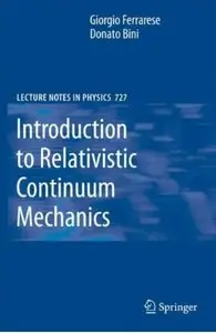 Introduction to Relativistic Continuum Mechanics