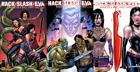 Hack-Slash-Eva - Monster's Ball #1-4 (of 4) (2011) [Complete]