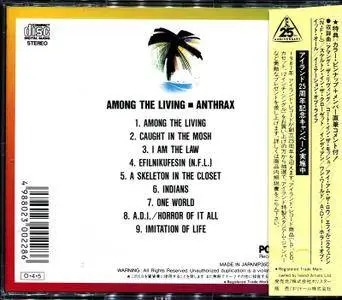 Anthrax - Among The Living (1987) [Polystar P35D-20032, Japan]