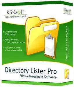Directory Lister Pro 2.20.0.321 Enterprise Edition (x86/x64) Multilingual
