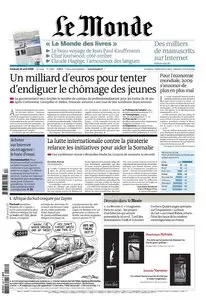 Le Monde du 24 Avril 2009 (Quotidien + Livres)