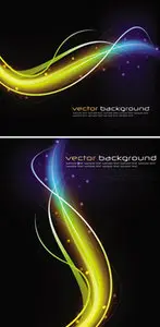 Glowing Backgrounds Vector