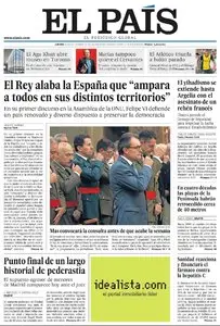 El Pais 25 de Septiembre de 2014