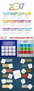 Vectors - 2017 Calendars Set 15