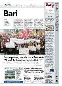 la Repubblica Bari - 26 Settembre 2018