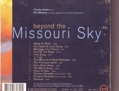 Charlie Haden and Pat Metheny   beyound the Missouri Sky 