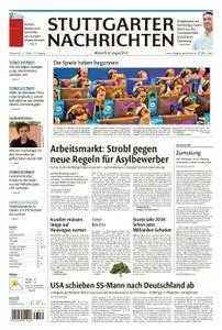Stuttgarter Nachrichten Stadtausgabe (Lokalteil Stuttgart Innenstadt) - 22. August 2018